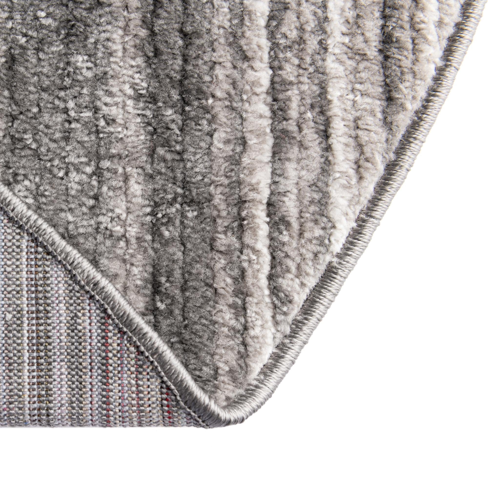 Rugs.com Gemstone Collection Rug – 7' 10 x 9' 8 Oval Gray Medium Rug Perfect For Living Rooms, Large Dining Rooms, Open Floorplans