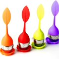 thumbnail image 1 of Hweilai Silicone Tea Infuser, Tea Filter, Tea Infuser, Loose Leaf Tea Strainer, Silicone Handle, Stainless Steel Strainer Drip Included, Tea Infuser for Herbal Tea, 4pcs, 1 of 5