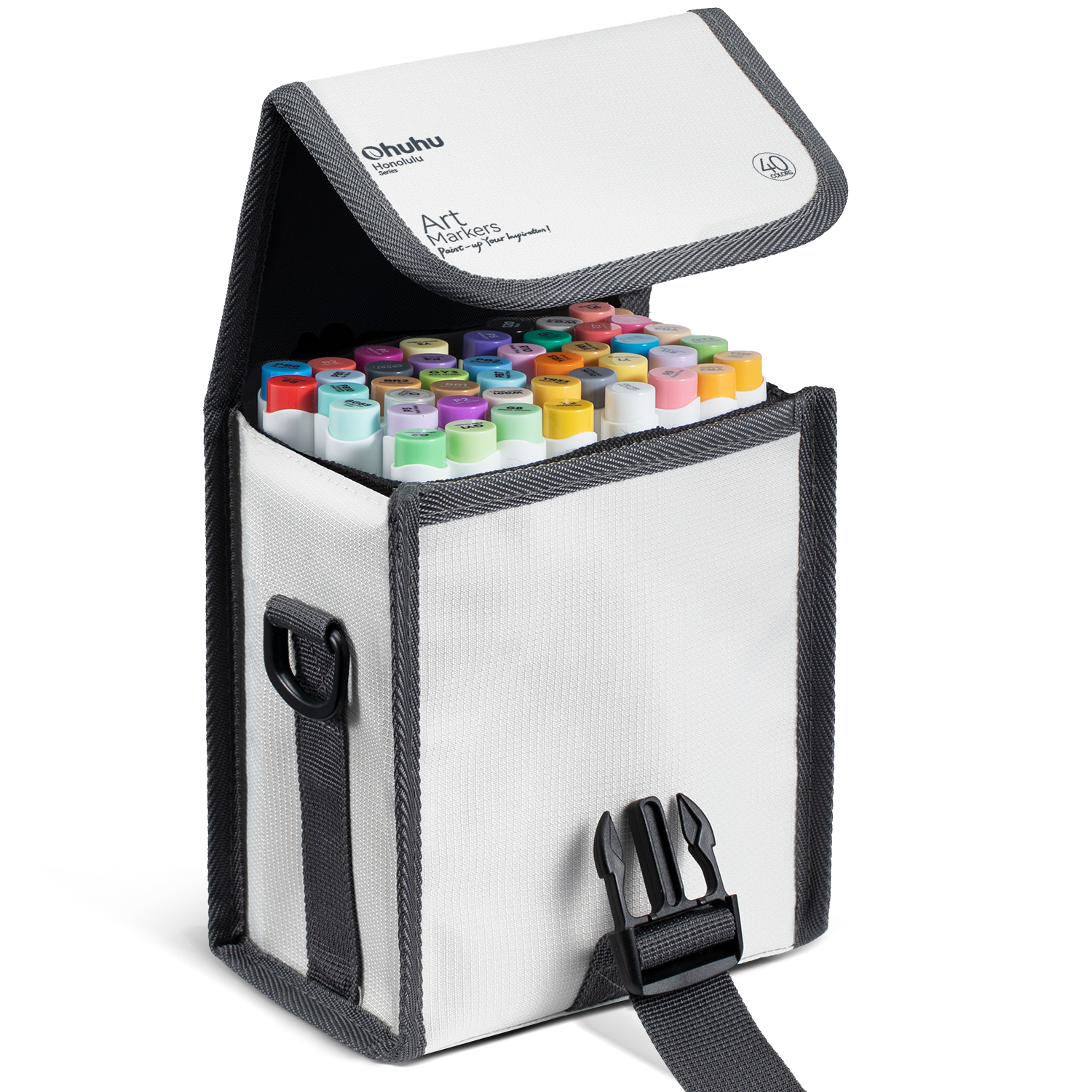 Ohuhu 40 Unique Color Dual-Tip Art Markers Set photo 5