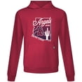 thumbnail image 2 of Men's Levelwear Red Los Angeles Angels Sunrise Relay Hoodie, 2 of 3