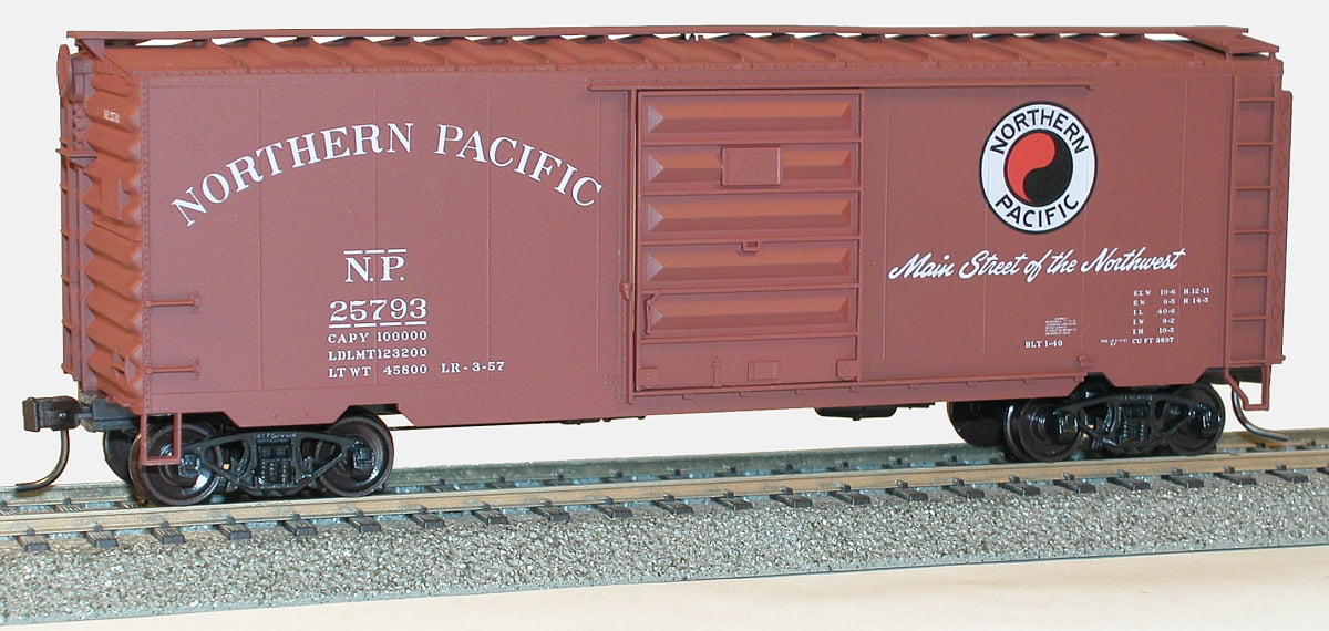 NIB HO Accurail #8073.1 40' PS1 Boxcar Northern Pacific Kit 