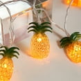 thumbnail image 5 of Summer String Light,4.92ft Pineapple Fairy Lights with 10 Pineapple Fun Patio Lights, for Party Bedroom Home Birthday Indoor Outdoor Hawaiian Tropical Tiki Gifts Decor, 5 of 8