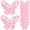 Pink, variant on Shisuyan 10PCS Delicate Clothing Applique Clothing Patch Applique Green Fabric Hat Decoration Educational Activities