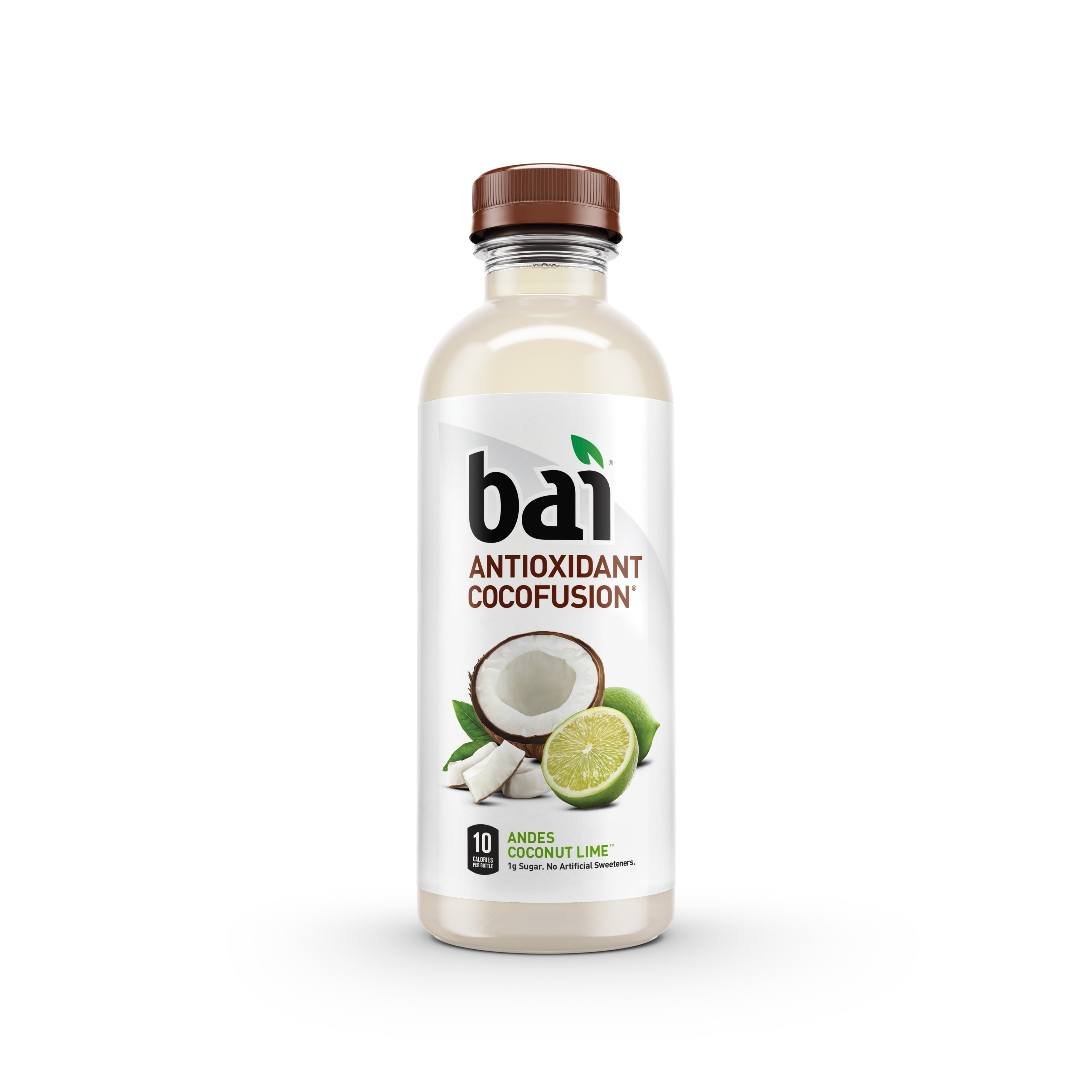 Bai Coconut Flavored Water, Andes Coconut Lime, Antioxidant Infused