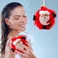 thumbnail image 1 of Fiudx Bola de Baño de Papá Noel, Material de Pe Suave, Exfoliación Eficaz y Eliminación de Suciedad, Diseño de Cuerda Colgante Duradera, Divertida y Práctica para La Ducha, Tamaño de 5,5 Cm, Ideal pa, 1 of 7