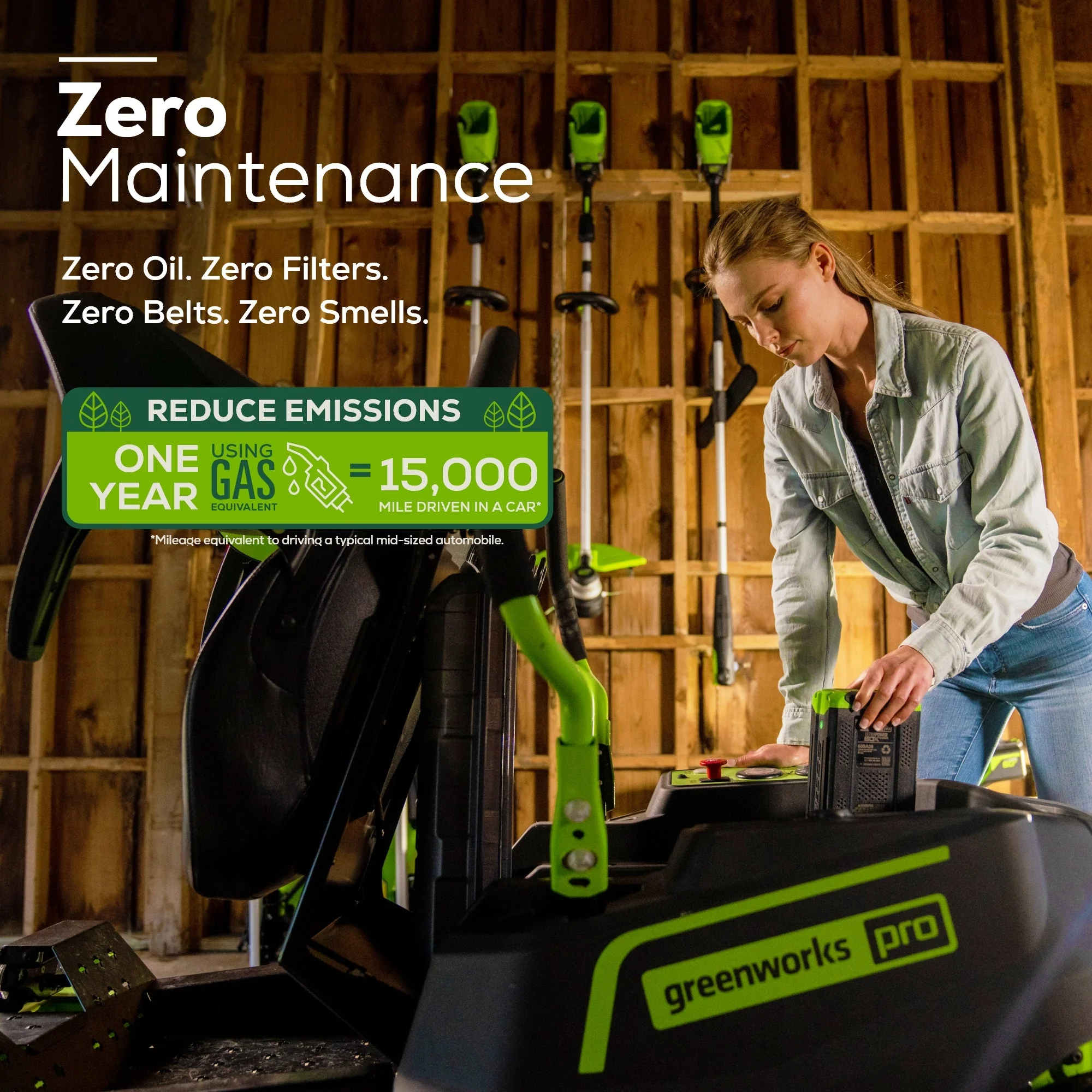 Greenworks 60V 42” Electric CrossoverZ Zero Turn Mower with (4) 8 Ah Batteries and (2) Dual Port Turbo Chargers - image 5 of 6