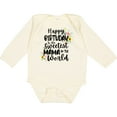 thumbnail image 3 of Inktastic Happy Birthday to the Sweetest Mama in the World Girls Long Sleeve Baby Bodysuit, 3 of 5