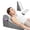 A-Gray, variant on AMTPM Bed Wedge Pillow, Memory Foam Triangle Pillow for Sleep Apnea, Acid Reflux, Snoring, 12Inch Leg Elevation, Back Support for Sitting up in Bed, Incline Cushion for Sleeping, Reading