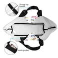 thumbnail image 4 of Fotbe Hello Summer Cat Bolsa Tote Estética de Lona con Estampado para Mujer - Bolsa Reutilizable de Hombro Casual para Vacaciones, Compras, Trabajo y Gimnasio, 4 of 8