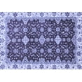 thumbnail image 1 of Ahgly Company Machine Washable Indoor Rectangle Oriental Blue Traditional Area Rugs, 2' x 5', 1 of 4