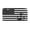 Black, variant on Blue Ridge Mountains Front License Plate for Women Car Vanity Plates Decorative Aluminum Metal Cute Novelty License Plate Cover for Men 6x12 Inch (4 Holes)
