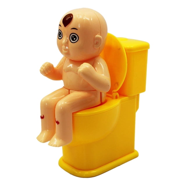 Niño Inodoro Agua Pulverizada Juguete Mordaza Orinar Niño Squirter Juguetes Niños