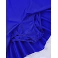 thumbnail image 4 of TSSOE Kids Girls Ballet Dance Gymnastics Unitard Leotard Long Sleeves Keyhole Back Ice Roller Skating Dress Royal Blue 8, 4 of 6