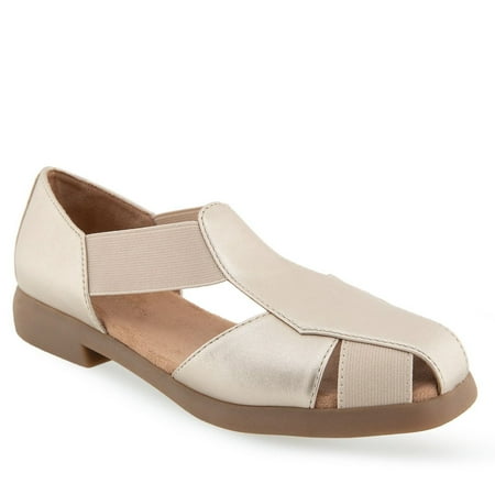 Aerosoles 4Give Women's Casual Sandals Color: Soft Gold Pu Size: 8