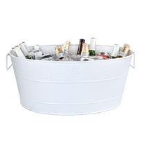 BREKX Aspen Oval White Beverage Tub, Rust Proof