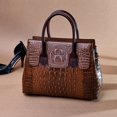 thumbnail image 3 of Bolso con estampado de cocodrilo, bolso de mano de moda, bolso de mano, bolso cruzado, bolso grande para mujer, 3 of 6