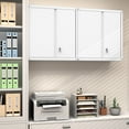 thumbnail image 4 of Marcree Metal Garage Wall Cabinet Storage,Locking Wall Storage Cabinet with Shelves,Hanging Storage Cabinet for Basement,Home,Kitchen,Bathroom, 4 of 9