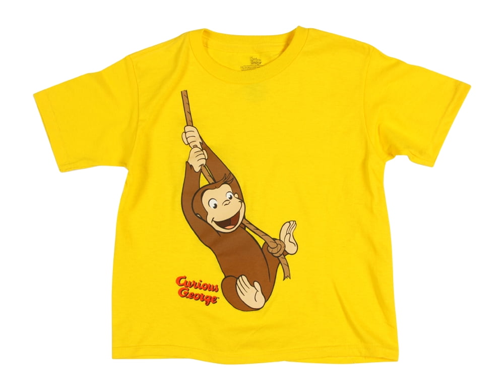 Curious Curious Toddler Boys' Short Sleeve Tee Shirt, Yellow Swing, 5T Walmart