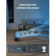 thumbnail image 7 of Dreo 12 inch Table Fans for Home, Whole Room Air Circulator Fan, 70ft Powerful Airflow, 120° Adjustable Tilt, 28db Low Noise, 3 Speeds, Quiet TurboPoly™ Desk Fan for Bedroom, Office, 7 of 7