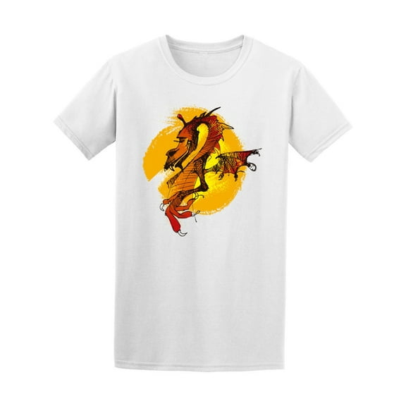 Happy Red Winged Dragon Tee Men's -Image by Shutterstock