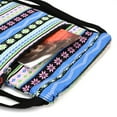 thumbnail image 2 of Canvas Knit Drawstring Backpack Travel,Outdoor ,Beach bag with pocket tote cinch, 2 of 3