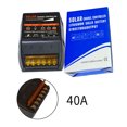 thumbnail image 1 of Solar Charge Controller PWM 40A 12V Solar Panel Battery Control Adapter Black, 1 of 8