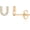 - U Yellow Gold, variant on 14K Gold Plated 925 Sterling Silver U Initial Letter Stud Earrings for Women CZ Alphabet Monogram Earrings Hypoallergenic Jewelry Gift