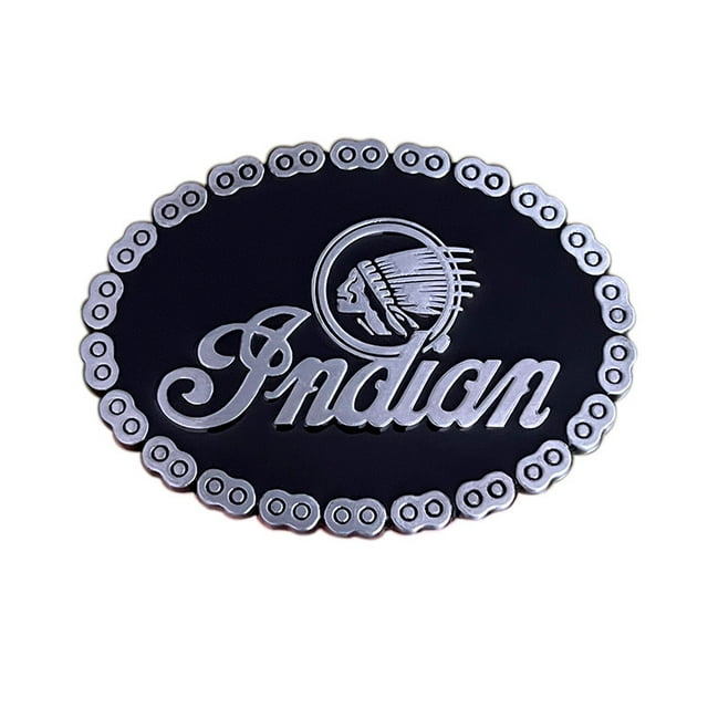 Hebilla de cinturón Indian Chief, estilo western, aleación de metal, 86 g