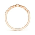 thumbnail image 2 of ANGARA Natural Diamond Stackable Fashion Ring in 14K Rose Gold for Women (Size-2.3mm| Color-I-J| Clarity-I1-I2) | April Birthstone, Anniversary, Jewelry Gift for Women | Natural Diamond Ring, 2 of 10