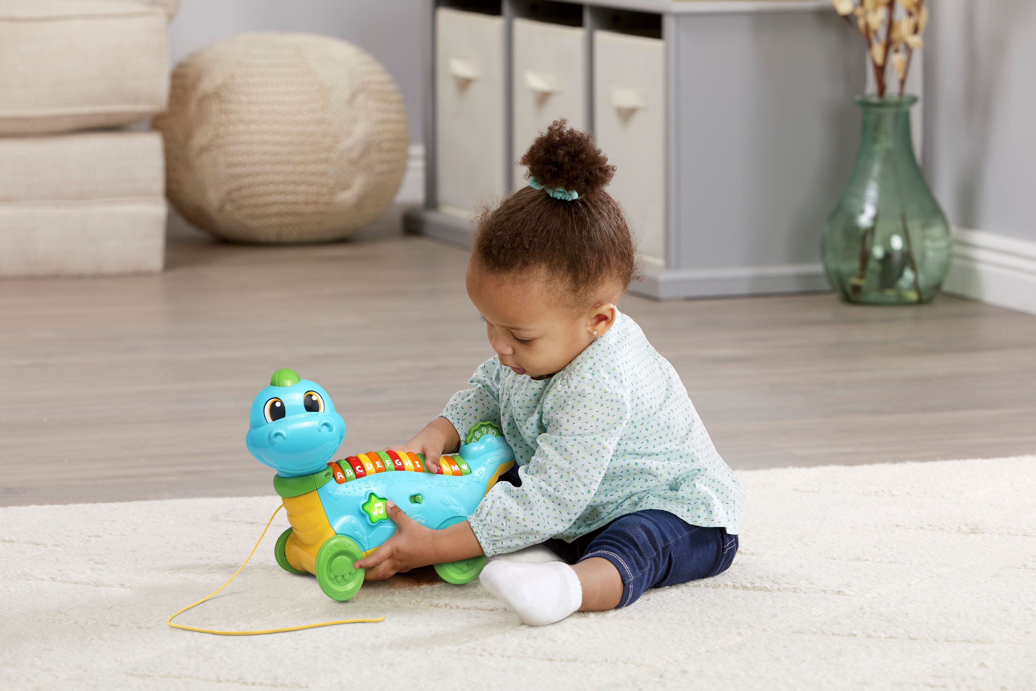 LeapFrog Lettersaurus, Introduces Letters and Phonics, Toddler Toy