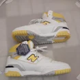 thumbnail image 2 of New Balance 650 Men's Sz 7.5 Mid-Top Sneakers White Yellow Lace Up Shoes w/ Box, 2 of 6