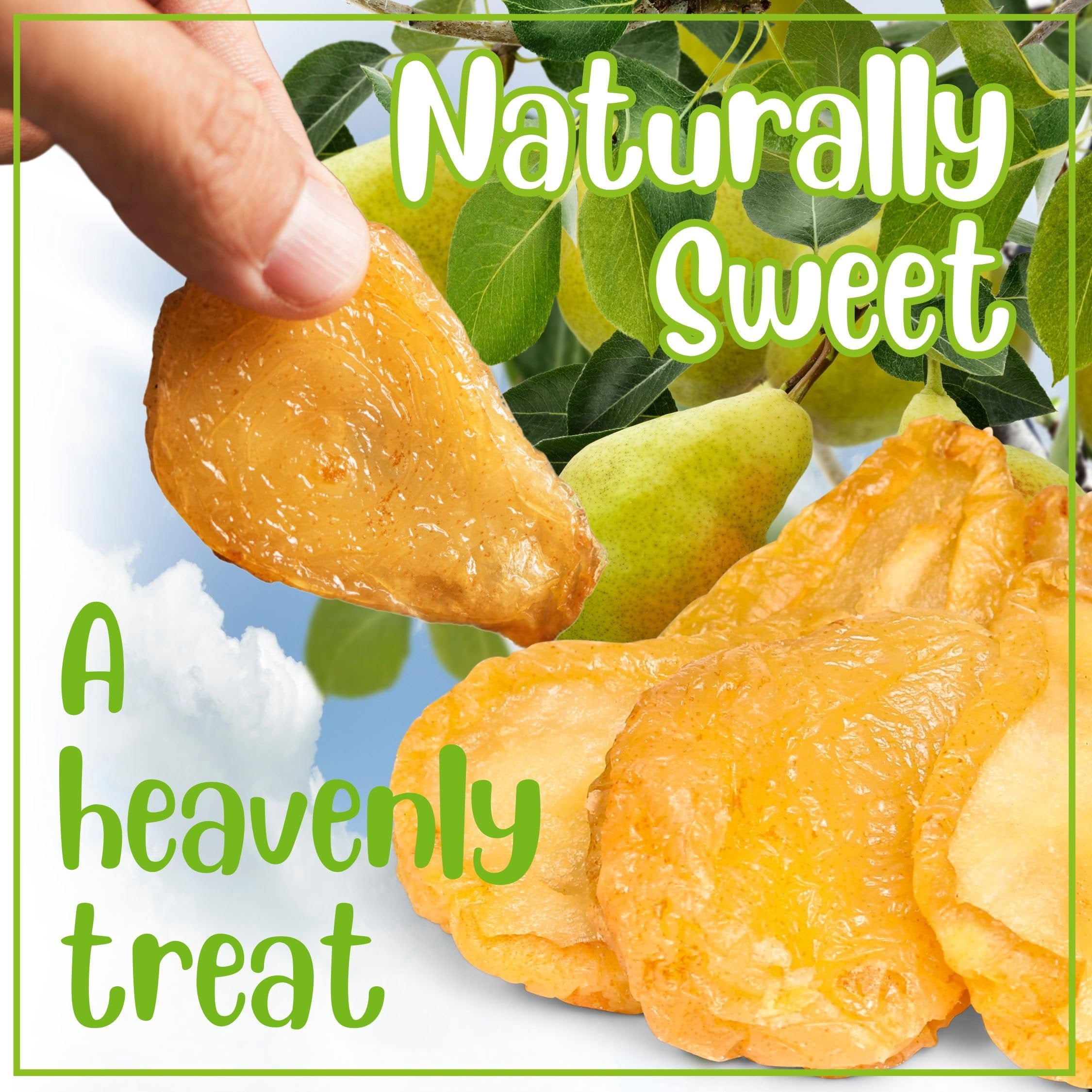 Dried Pears by It's Delish, 2 Lbs Bulk Bag