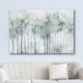 thumbnail image 2 of wall26 Canvas Print Wall Art Pastel Green Country Farmhouse Forest Tree Landscape Nature Wilderness Illustrations Modern Art Rustic Relax/Calm Multicolor for Living Room, Bedroom, Office - 16"x2, 2 of 5