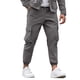 thumbnail image 1 of Kalauyu Cargo Joggers for Men Relaxed Fit Drawstring Elastic Waist Cargo Pants Outdoor Tapered Hiking Pants, 1 of 6