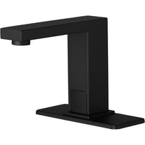 STF-066MB Matte Black Rectangular Deck Mount Faucet