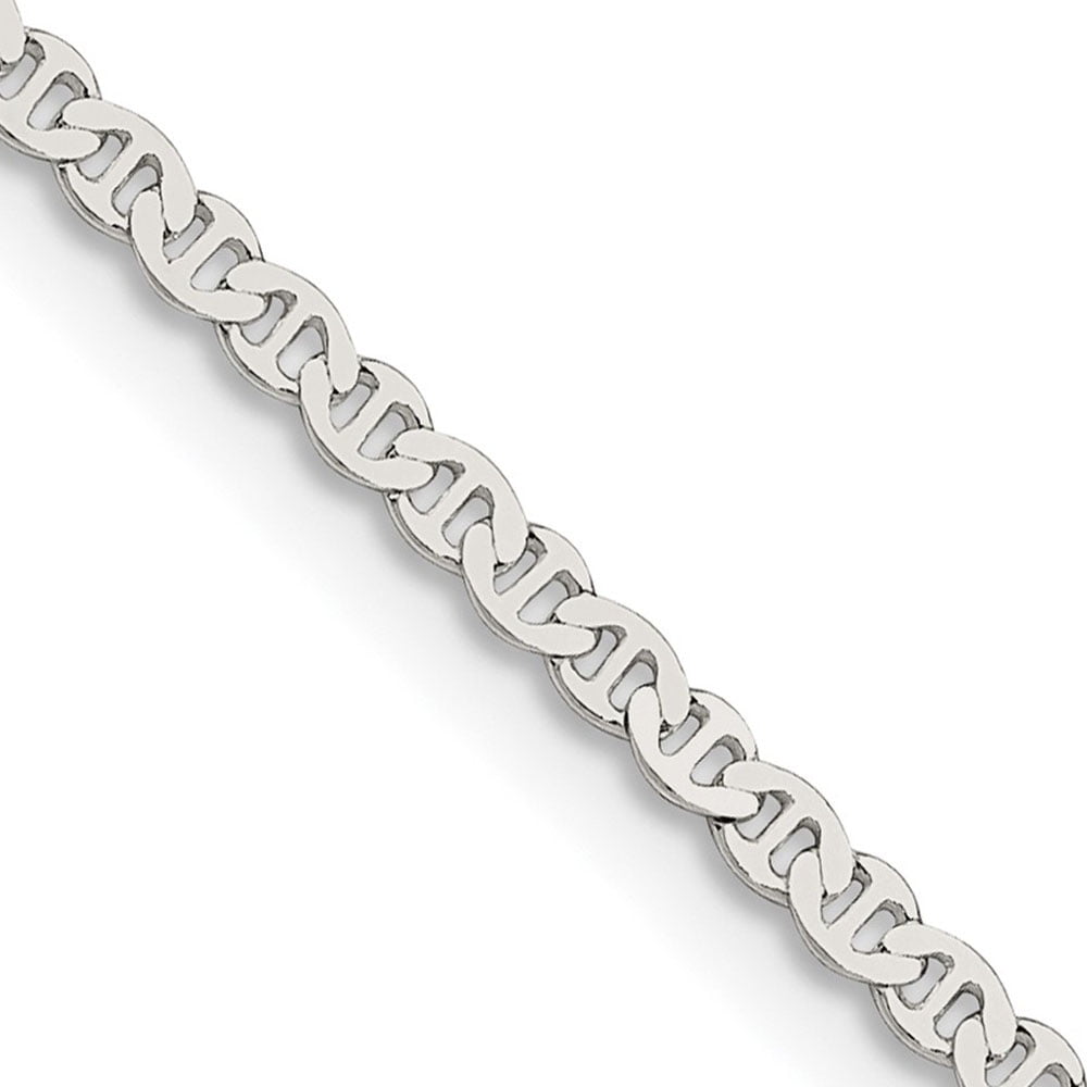 1.5mm Solid Cable Chain Necklace Extender or Safety Chain 2.25 Inches 