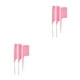 thumbnail image 3 of Jumpingount Paquete de 3 cepillos para el cabello para teñir el cabello, teñir el cabello, estilismo antiestático, bricolaje, regalos para Rosado 2piezas, 3 of 6