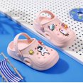 thumbnail image 4 of Kids Garden Clogs Boys Girls Cute Cartoon Astronaut Charms Clogs Toddler Slippers Beach Slip On Shoes Slides Sandals, 4 of 6