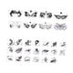 thumbnail image 2 of Plantillas de Caras de Carnaval Yuyangstore para Pintura Facial Adultos y Niños, 2 of 8