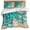 Blue, variant on Ocean Blue Octopus Set of 4 Bedding Quilt Covers, Coastal Anchor Sea Boat Retro World Map 4-Piece Bed Sheet Set with Extra Soft Bed Sheets Quilt Cover Pillowcase, Full