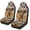 Highland Cow, variant on Uorisanigo Camouflage Oak Car Seat Covers Full Set of 2 Automobile Front Seat Covers Vehicle Accessories Carseat Seat Covers Cushion Pad Mat for SUV Trucks Chairs Vans Auto