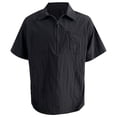 thumbnail image 1 of Men's Plus Size Loose Fit Pullover Shirt With Collar Lightweight Workwear Top, 1 of 6
