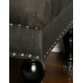 thumbnail image 3 of Linon Kacie Tufted Bench, Black/Charcoal, 3 of 11