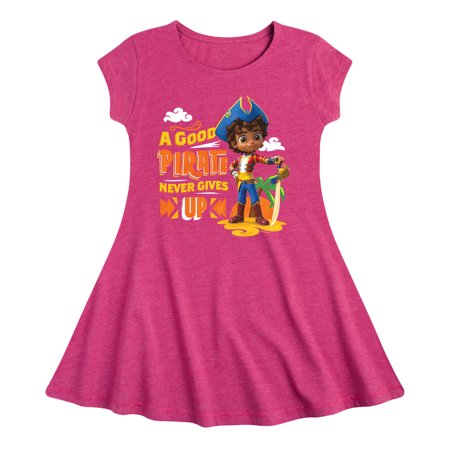 

Santiago of The Sea - A Good Pirate - Toddler And Youth Girls Fit And Flare Dress