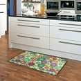 thumbnail image 5 of Dreamtimes 39x20 Inch Area Rug Floral Daisy Pattern Door Mat Washable Non-Slip Throw Floor Carpet Comfort Standing Mat for Kitchen, Floor, Office, Sink, Laundry, 5 of 6