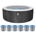 thumbnail image 1 of JLeisure Avenli 63" Inflatable Round Spa & 6 High Flow Filter Cartridges, 1 of 11