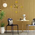 thumbnail image 1 of Large Wall Clock DIY Sticker, Home Decor Wall Art, Customizable Timekeeping, Modern Minimalist Design, Living Room Office Decor, Self-Adhesive Stickers, Creative Room Enhancement, Stylish Akmoler, 1 of 8