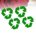 thumbnail image 3 of 4 Pcs Recycle Stickers Trash Bin Labels Premium Self-Adhesive Recyclable Sign Sticker for Home Kitchen & Office (Green), 3 of 8