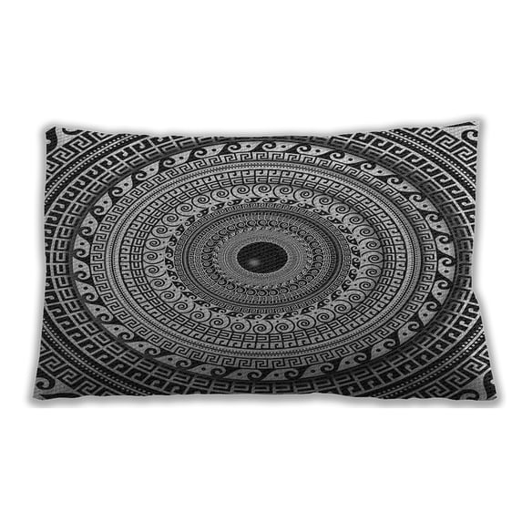 Ahgly Company Indoor Rectangular Contemporary Lumbar Throw Pillow, 13 inch by 19 inch