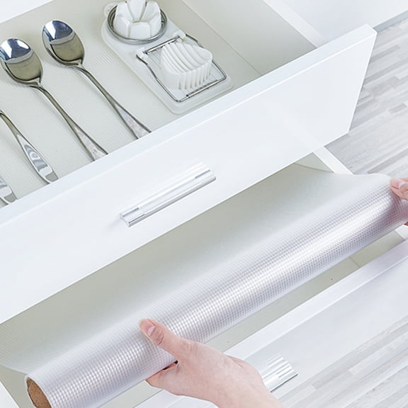 BESTYASH Clear Non- Cabinet Liner Pad for Refrigerator, Shelves, and Home Storage